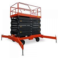 Ножничный подъемник несамоходный QX-030-140 OXLIFT (г/п 300 кг, в/п 14 м)