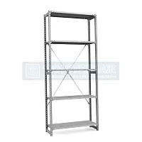Стеллаж на зацепах ТСУ 2500х1060х400 - 5 полок (150 кг на полку)