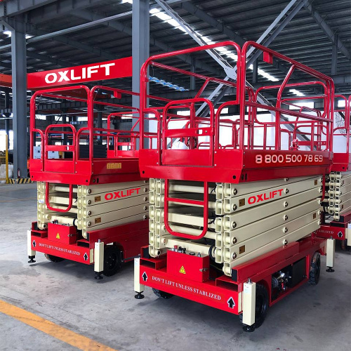 Ножничный подъемник несамоходный QX-030-060 OXLIFT (г/п 300 кг, в/п 6 м) фото 5 Ножничный подъемник несамоходный QX-030-060 OXLIFT (г/п 300 кг, в/п 6 м) фото 5