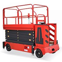 Самоходный ножничный подъемник QZ-030-075 WD OXLIFT (г/п 300 кг, в/п 7.5 м)