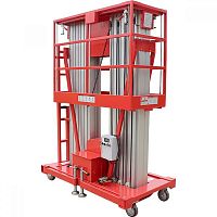 Телескопический двухмачтовый подъемник ZX-2-120 AC OXLIFT (г/п 200 кг, в/п 12 м)