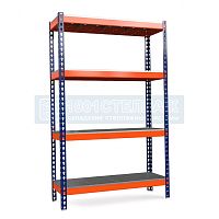 Стеллаж складской Профи-Т(P) 2000х1240х455 - 4 полки (350 кг на полку)