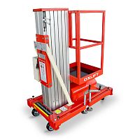 Телескопический одномачтовый подъемник ZX-1-060 AC OXLIFT (г/п 125 кг, в/п 6 м)