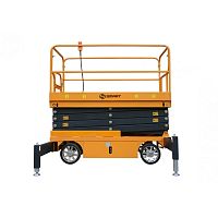 Подъёмник ножничный несамоходный SMARTLIFT SJY-0.5-7 (г/п 500 кг, в/п 7 м, 220 В)